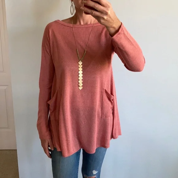 Mauve Colored Tunic Top - Picture 4 of 8
